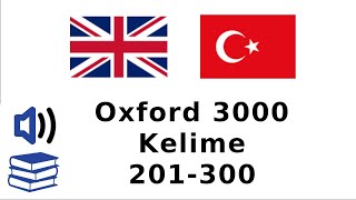 Oxford 3000 Kelime 201300  Alfabetik Sıra [upl. by Ahsinrad706]