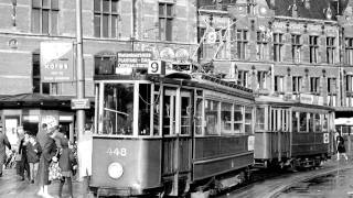 Amsterdamse trams  tweeassers van Tom Mulder  阿姆斯特丹電車 [upl. by Mathi]