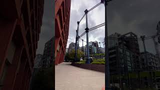 Gasholder Park Camden London london londonwalk camden shortsvideo uk unitedkingdom views [upl. by Quinlan]