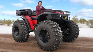 Testing the Worlds Biggest Four Wheeler [upl. by Yenettirb]