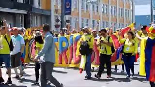 Los colombianos en Saransk World Cup 2018 RussiaColombians in Saransk 190618 [upl. by Tiena]