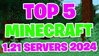 Top 5 BEST Minecraft Servers To Join in 2024 121 [upl. by Reifnnej]