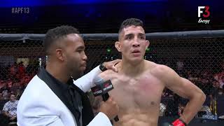 FIRST ROUND SUBMISSION LEO SOLIS VS CLAYTON LARSEN  APFC13 FULLFIGHT MMA [upl. by Eignat117]