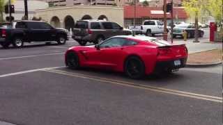 2014 Corvette Stingray in the Wild  Downtown Phoenix [upl. by Atoiyanap]