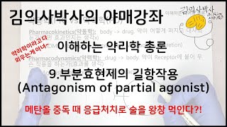 이해하는 약리학 9부분효현제의 길항작용Antagonism of partial agonist 김의사박사의 야매강좌 [upl. by Nesahc287]