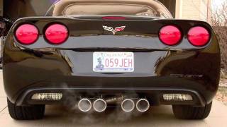 Corvette C6 with Borla Exhaust [upl. by Alimac]