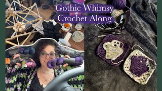 Gothic Whimsy Crochet Along Spooky Blanket [upl. by Arec]