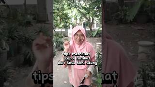 Tips membuat cepol rambut dari kaos kaki usang tipsalayusitie tipspraktis cepolrambut sanggul [upl. by Zweig52]