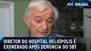 Diretor de hospital é exonerado após SBT denunciar irregularidades  SBT Brasil 231024 [upl. by Miller973]