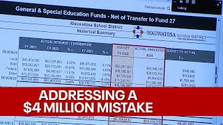 Wauwatosa School Board addresses 4 million budget mistake  FOX6 News Milwaukee [upl. by Artnoed]