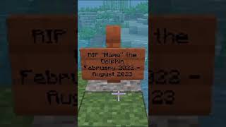 Minecraft Fist Only World  The Dolphin minecraft 1000days shorts [upl. by Hoyt]