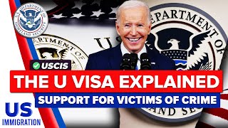 the U Visa Explained  Support for Victims of Crime  US Immigration News [upl. by Shum]