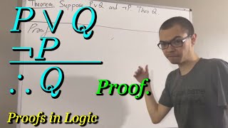 Proof of Disjunctive Syllogism P or Q Not P Therefore Q ILIEKMATHPHYSICS [upl. by Abbotsen]