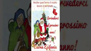 Auguri Befana per Whatsapp con video frasi e immagini divertentiBuongiorno buona Befana [upl. by Aydan]