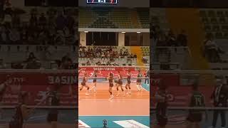 Anna Nicoletti Smaçladı NilüferEczacıbaşı volley italian spike [upl. by Brian]