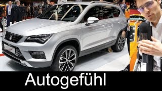 REVIEW Seat Ateca first ExteriorInterior rating amp Interview technology neu new 2017 SUV [upl. by Nolak250]