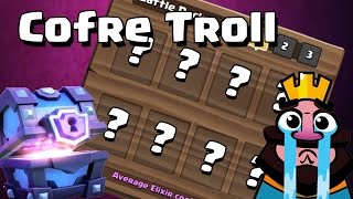 ¡NO ES JUSTO TENER QUE JUGAR CON ESTO  El Cofre Troll  Clash Royale con TheAlvaro845  Españo [upl. by Ahsitahs]