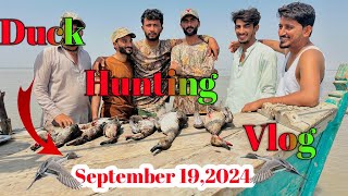 Duck Hunting In Pakistan  Indus River  Apka Apna Vlogger [upl. by Naitirb]