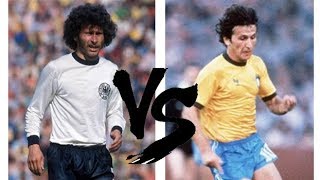 Paul Breitner Vs Zico  Germany x Brazil 1981 [upl. by Noitsirhc]