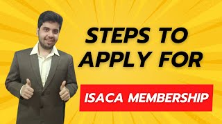 Applying for ISACA Membership Made Easy  CISA Training [upl. by Seidler]