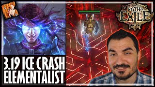 KRIPP’S 319 ICE CRASH ELEMENTALIST BUILD  Path of Exile [upl. by Iorio]