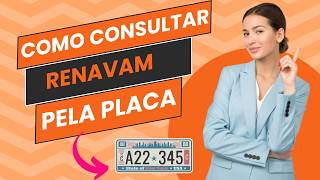 Consultar renavam pela placa Aprenda a consultar renavam no detran [upl. by Lerrud]