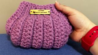 PASO A PASO PARA TEJER NECESER A CROCHET O MONEDERO [upl. by Rhine]