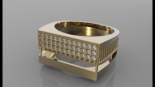 Rings Reimagined Unique PAVE Designs in Matrix CAD [upl. by Niai]