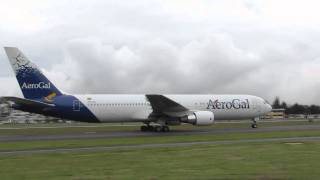 Boeing 767300 AeroGal Quito [upl. by Sherline]