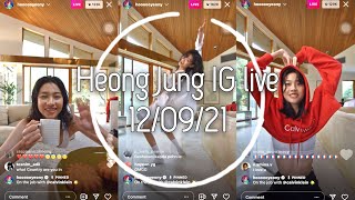 Hoyeon Jung  12921 IG live [upl. by Eugilegna]