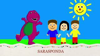 Barney Song Sarasponda My Version [upl. by Goat]