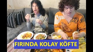 FIRINDA SEBZELİ PRATİK KÖFTE TARİFİ [upl. by Yeldnarb883]