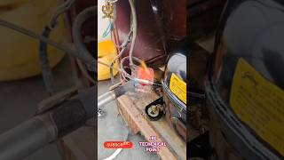 Refrigerator pipe brazing refrigeratorrepair fridgerepair ytshorts shorts youtube [upl. by Jamin690]