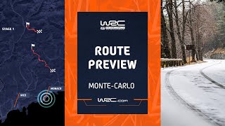 Route Preview  WRC Rallye MonteCarlo 2023 [upl. by Abercromby693]