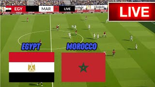 🔴LIVE Egypt vs Morocco  OLYMPIC GAMES 2024  Match live now [upl. by Aiekan]