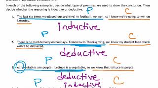 Inductive amp Deductive Reasoning Conjectures Counterexamples [upl. by Suirtemid]