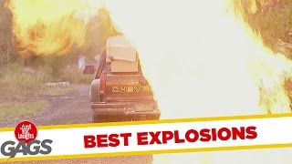 Best Explosion Pranks  Best of Just For Laughs Gags [upl. by Eednas]