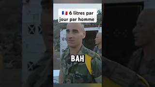 🇫🇷 6 litres par jour par hommelegionetrangere armeefrancaise armeedeterre pourtoi [upl. by Myriam]