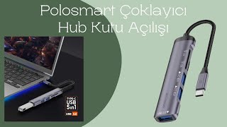 Bimde Satılan Polosmart PGS407 Dönüştürücü Hub Kutu Açılışı [upl. by Oirrad]