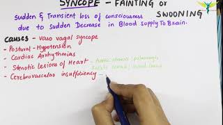 Syncope  Fainting  Swooning  Medical Symptomatology [upl. by Nady]