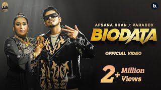 BIODATA  Official Video  Afsana Khan  Paradox  Punjabi Song 2023 [upl. by Franz]