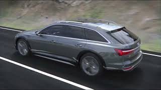 Audi A6 C8 allroad quattro suspension technical animation  2019 [upl. by Liagaba806]