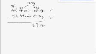 Resta en el sistema sexagesimal [upl. by Phail]
