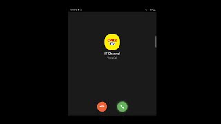 KakaoTalk Incoming Call on Samsung Z Fold 3 Screen Video [upl. by Solracesoj]