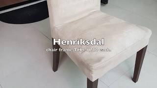 How to repair Henriksdal chairs 15112019 [upl. by Esiralc71]