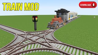 Train Mod Minecraft  Create Mod Train Build  Create Mod Trail Build Tutorial [upl. by Aldred]