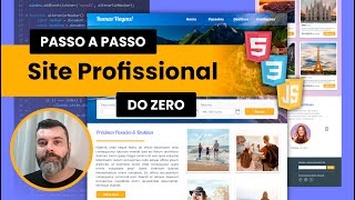 Crie um Site Profissional completo com HTML CSS e Javascript  Passo a Passo do Zero parte 6 [upl. by Ardith41]