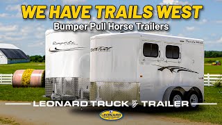 Trails West Horse Trailers  We Have Trails West [upl. by Bills858]