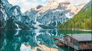 Discover the Breathtaking Beauty of Lake BraiesLake Of Braies In Pragser Wildsee Bolzano Italy 🇮🇹 [upl. by Joerg]