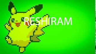 how to pronounce RESHIRAM  Pokémon GO [upl. by Yhtomot]